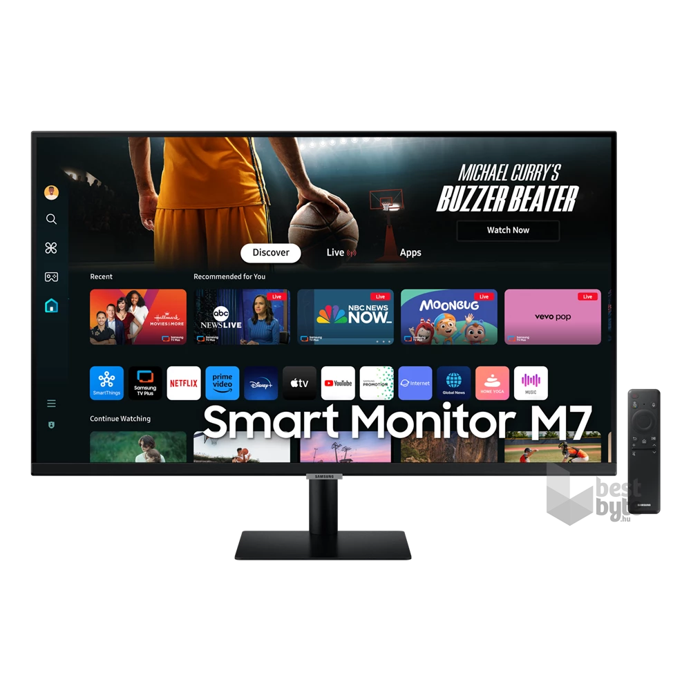 Samsung 32" LS32DM702UUXDU M7 M70D 4K UHD VA HDMI/USB/USB-C/Wi-Fi/Bluetooth smart monitor