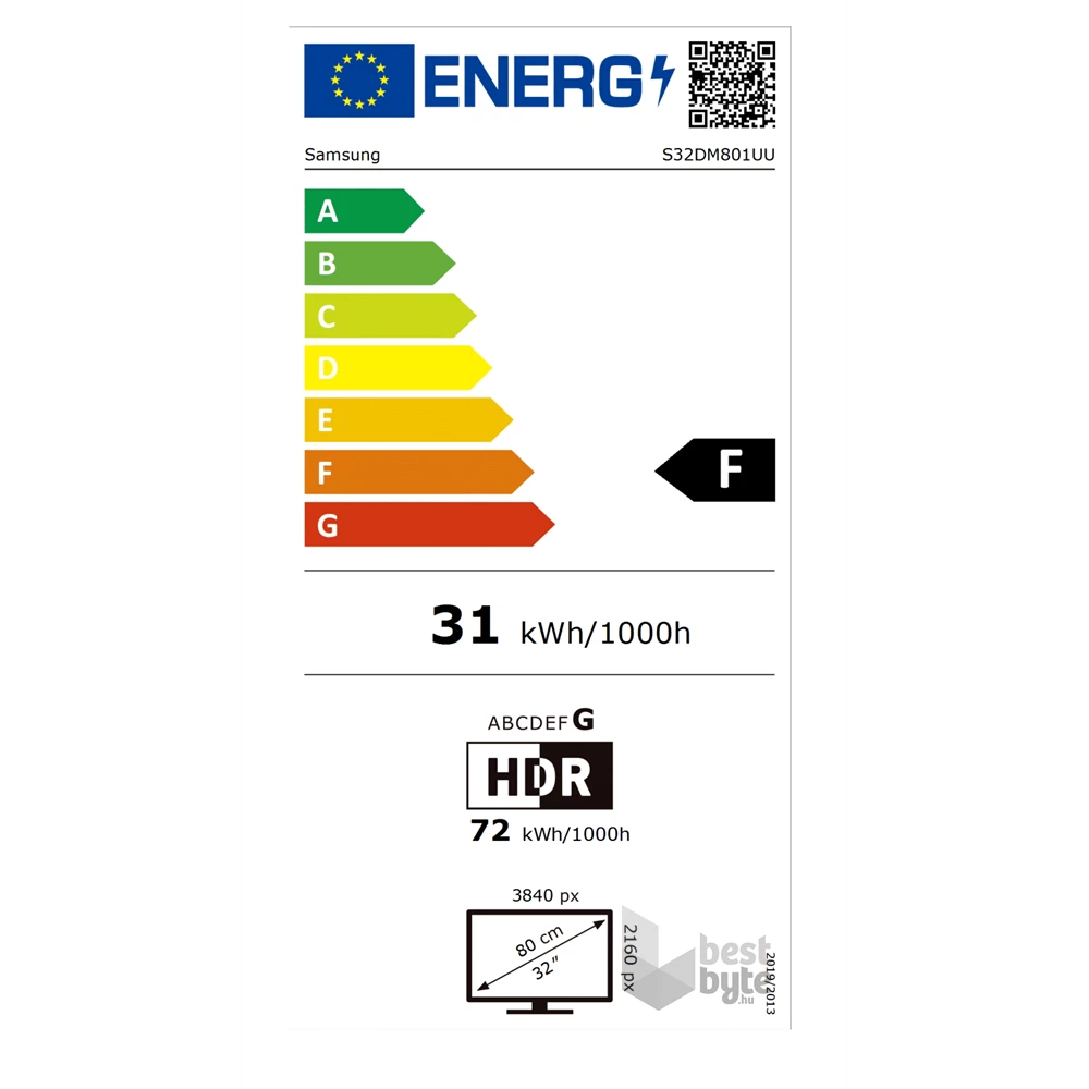 Samsung 32" LS32DM801UUXDU M8 4K UHD VA HDMI/USB/USB-C/Wi-Fi/Bluetooth smart monitor