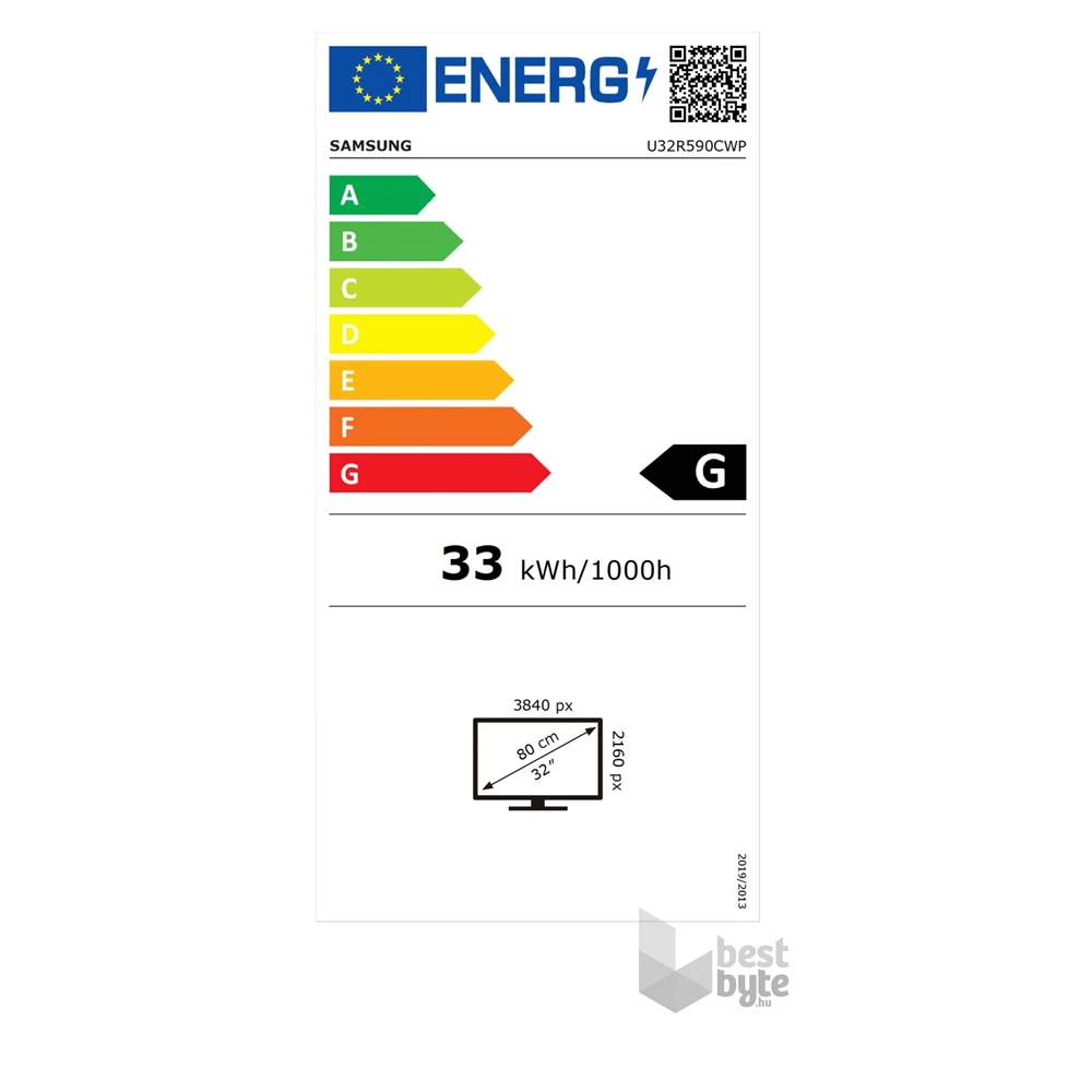 Samsung 32" LU32R590CWPXEN UHD HDMI/DP ívelt kijelzős monitor