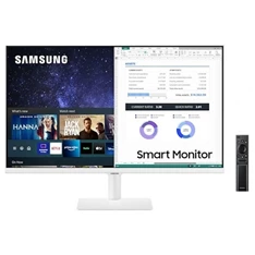 Samsung 32" S32AM501NU LED HDMI HDR10 SMART fehér monitor távirányítóval