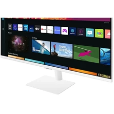 Samsung 32" M7 S32BM701UU 4K VA HDR10 fehér SMART monitor távirányítóval