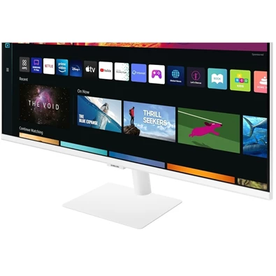 Samsung 32" M7 S32BM701UU 4K VA HDR10 fehér SMART monitor távirányítóval
