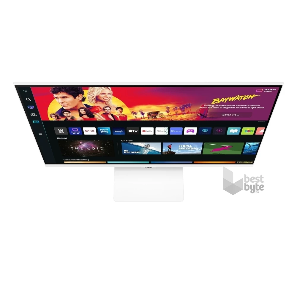 Samsung 32" M7 S32BM701UU 4K UHD VA HDMI/USB/Bluetooth/WiFi fehér smart monitor távirányítóval