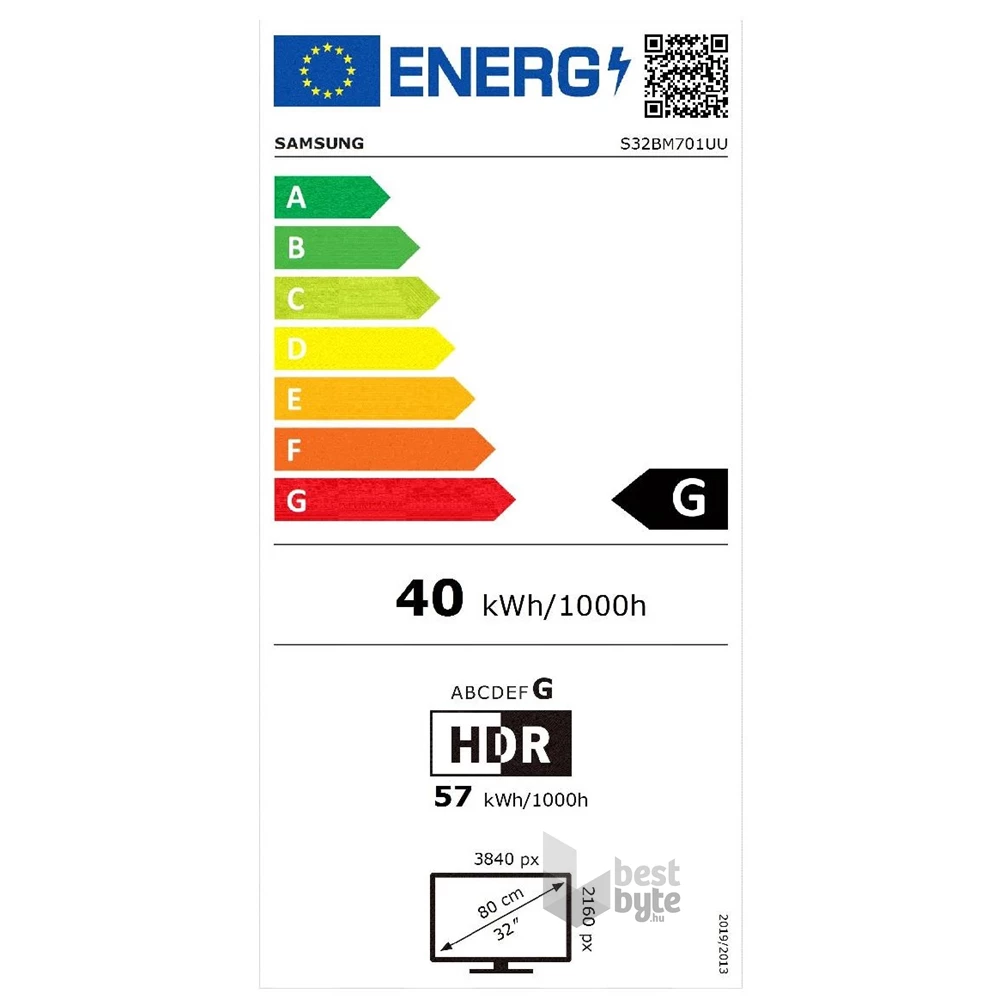 Samsung 32" M7 S32BM701UU 4K UHD VA HDMI/USB/Bluetooth/WiFi fehér smart monitor távirányítóval