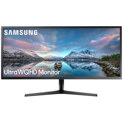 Samsung 34,1" S34J550WQU WQHD 2HDMI Display port kékes sötétszürke monitor