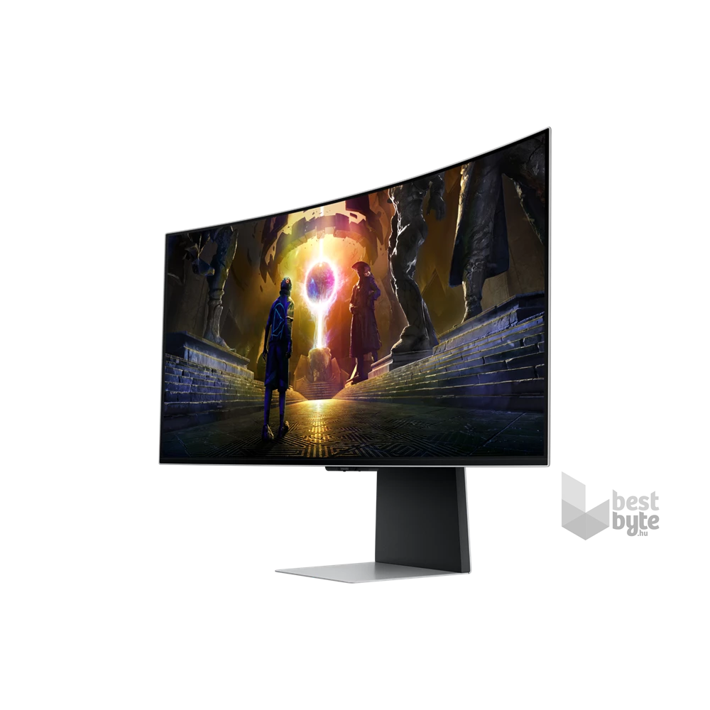 Samsung 34" LS34DG850SUXDU Odyssey G8 UWQHD QD-OLED 175Hz HDMI/DP/USB-C ívelt gamer monitor