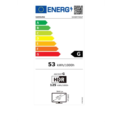 Samsung 43" LS43BM700UPXEN UHD IPS HDMI HDR10 Smart monitor