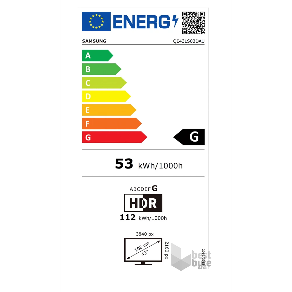 Samsung 43" QE43LS03DAUXXH 4K UHD Smart QLED TV