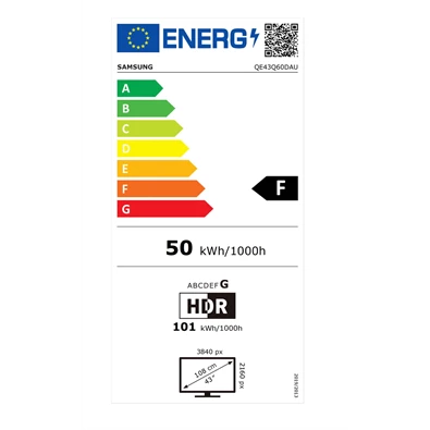Samsung 43" QE43Q60DAUXXH 4K UHD Smart QLED TV