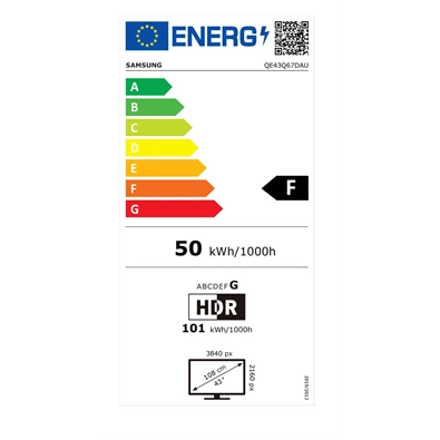 Samsung 43" QE43Q67DAUXXH 4K UHD Smart QLED TV