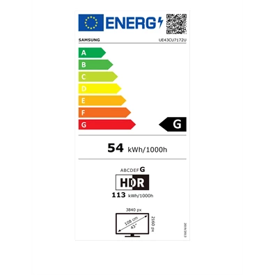 Samsung 43" UE43CU7172UXXH 4K UHD Smart LED TV