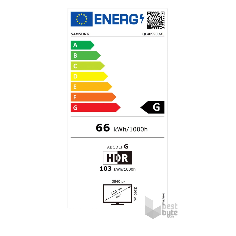 Samsung 48" QE48S90DAEXXH 4K UHD Smart OLED TV (Újracsomagolt)