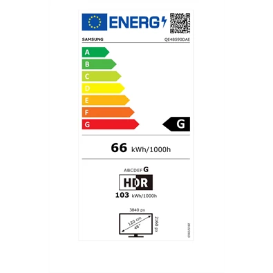 Samsung 48" QE48S90DAEXXH 4K UHD Smart OLED TV (Újracsomagolt)