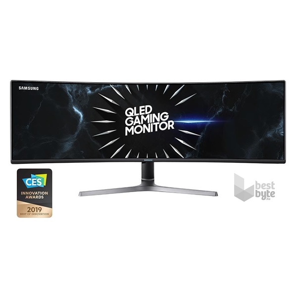 Samsung 49" C49RG90SSU QLED Dual QHD HDMI 2Display port 120Hz ívelt kijelzős kékes sötétszürke gamer monitor