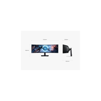 Samsung 49" G9 G91F DQHD VA 144Hz HDMI/DP/USB ívelt gamer monitor
