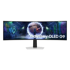 Samsung 49" LS49DG934SUXEN DQHD OLED 240Hz DP/HDMI/USB-C ívelt gamer monitor