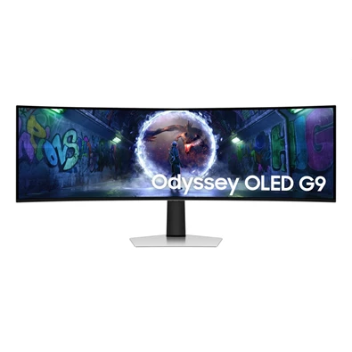 Samsung 49" LS49DG934SUXEN DQHD OLED 240Hz DP/HDMI/USB-C ívelt gamer monitor