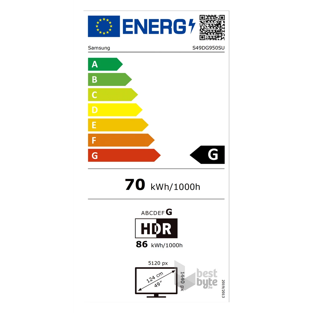 Samsung 49" LS49DG950SUXDU DQHD QD-OLED 240Hz ívelt gamer monitor