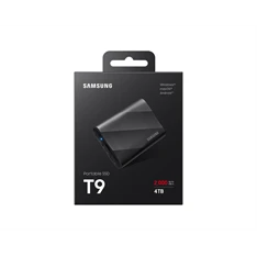Samsung 4TB USB 3.2 Gen 2x2 T9 fekete külső SSD