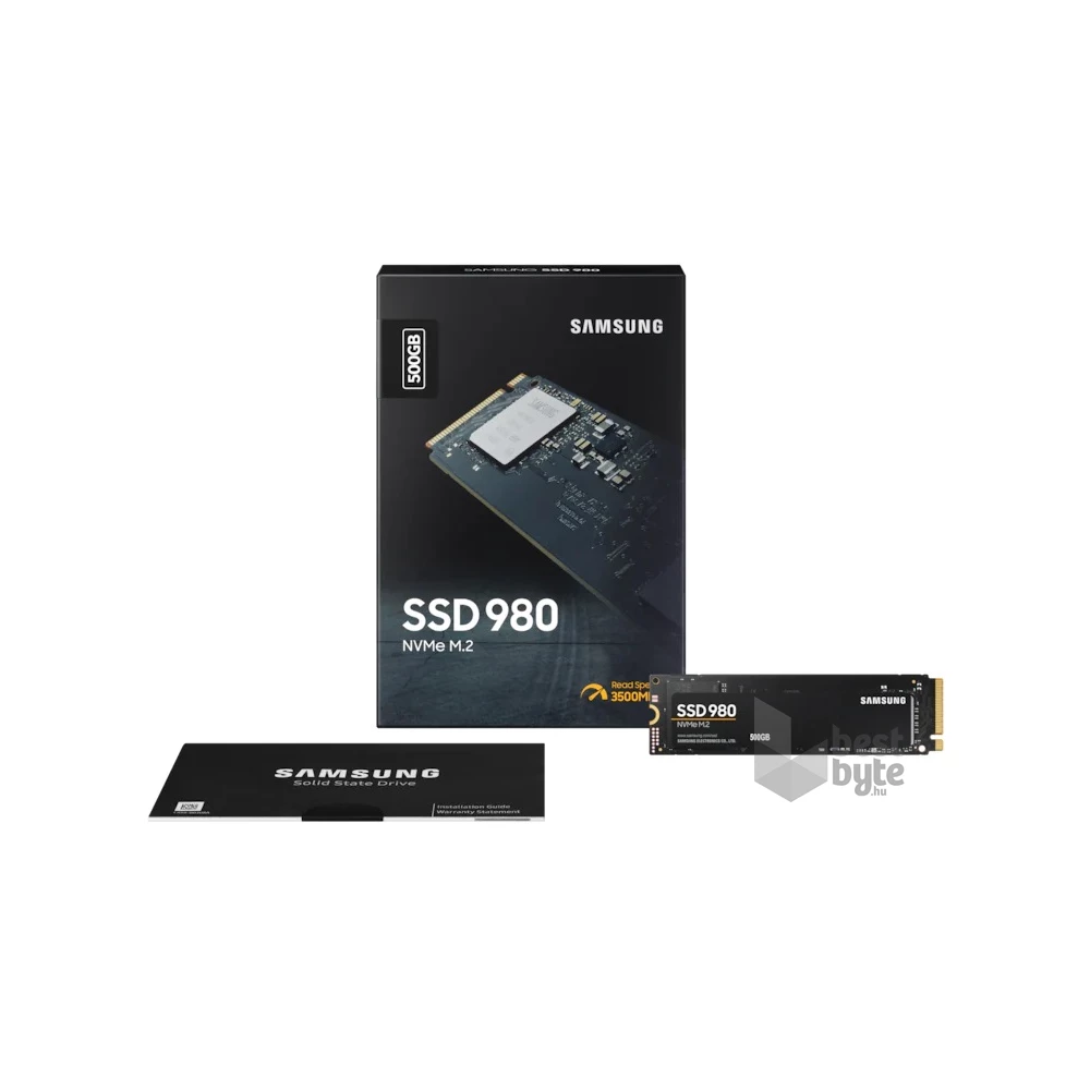 Samsung 500GB NVMe M.2 2280 980 (MZ-V8V500BW) SSD
