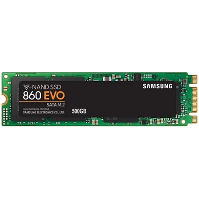 Samsung 500GB SATA3 860 EVO M.2 SATA (MZ-N6E500BW) SSD