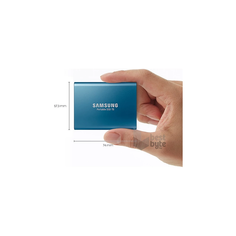 Samsung 500GB USB 3.1 (MU-PA500B/EU) kék T5 külső SSD