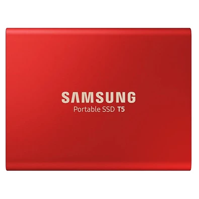 Samsung 500GB USB 3.1 (MU-PA500R/EU) piros T5 külső SSD