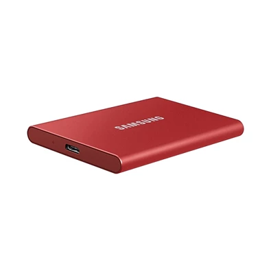 Samsung 500GB USB 3.2 (MU-PC500R/WW) piros T7 külső SSD