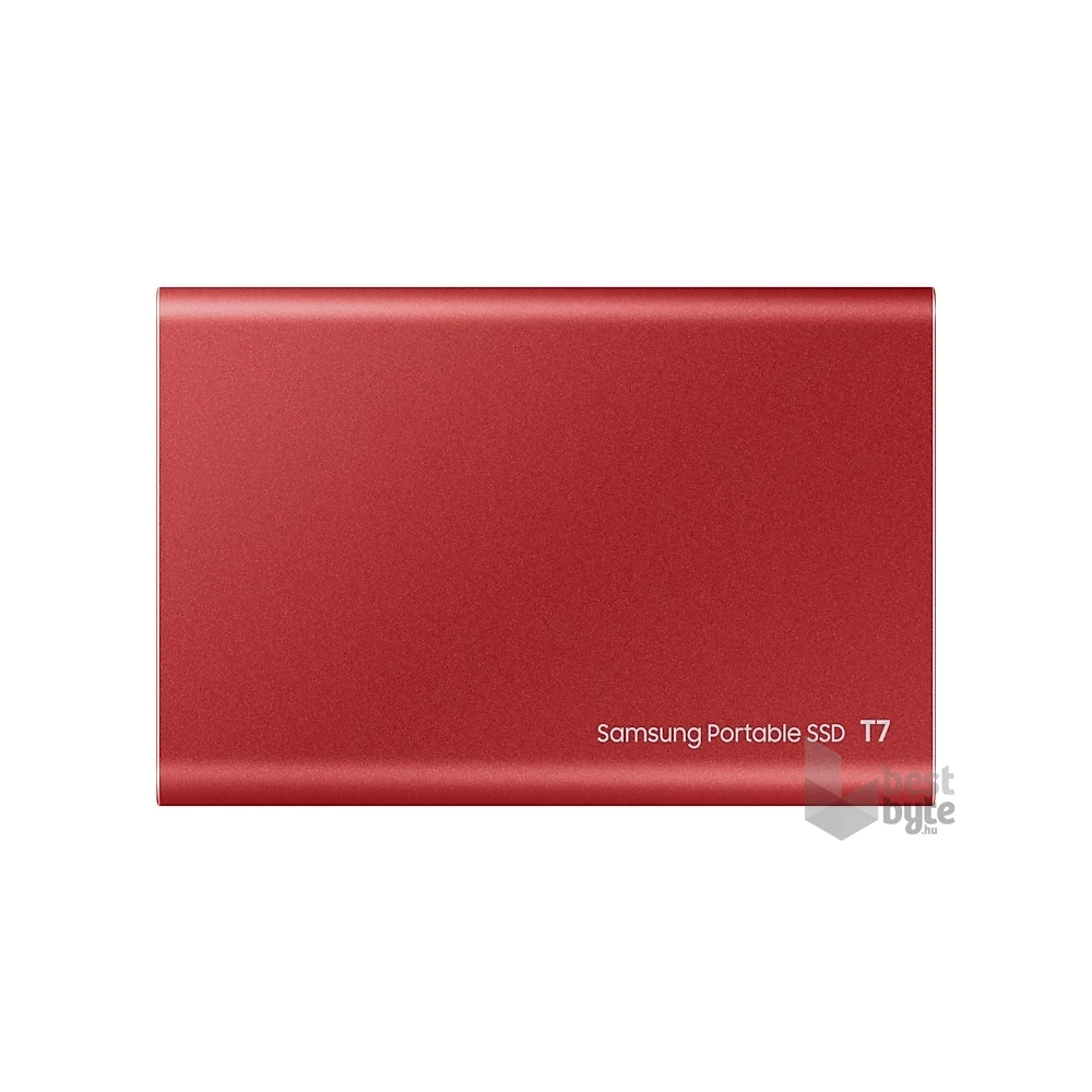 Samsung 500GB USB 3.2 (MU-PC500R/WW) piros T7 külső SSD