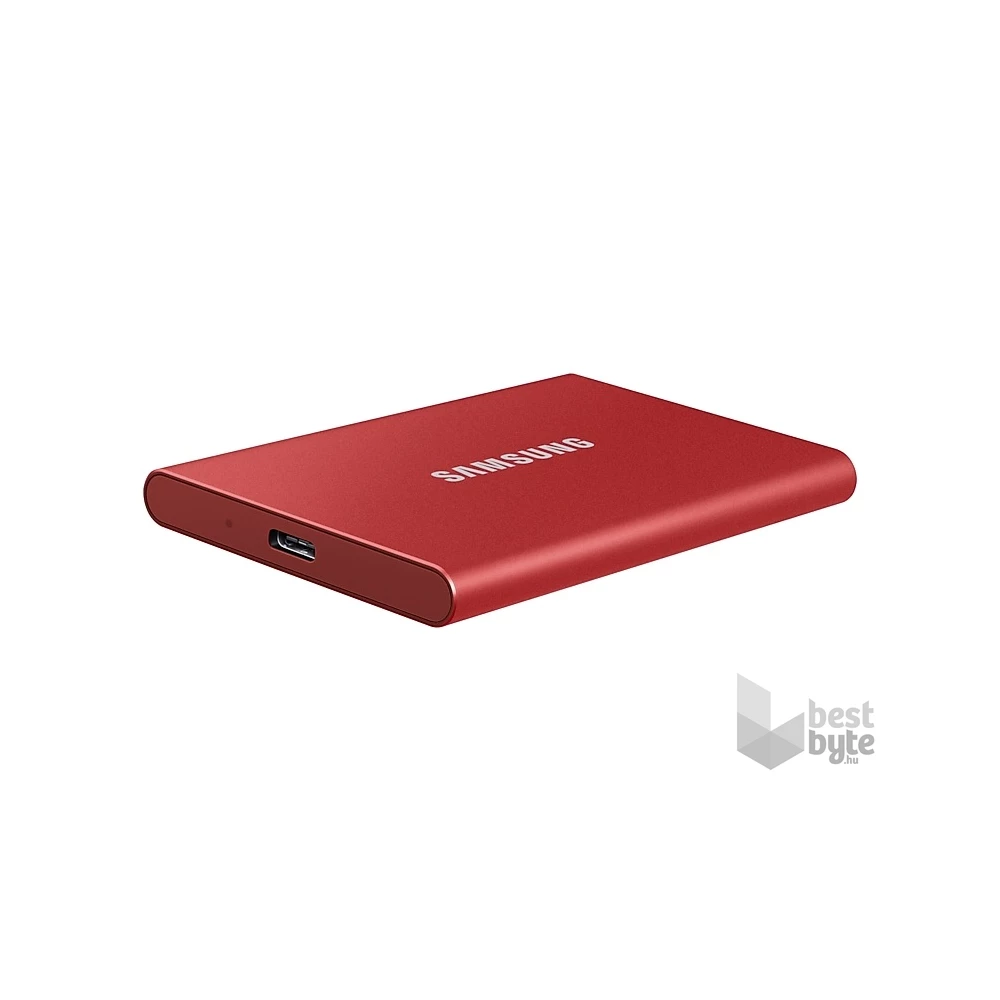 Samsung 500GB USB 3.2 (MU-PC500R/WW) piros T7 külső SSD