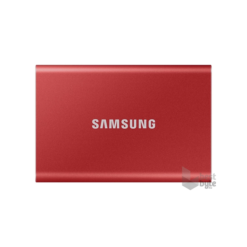 Samsung 500GB USB 3.2 (MU-PC500R/WW) piros T7 külső SSD