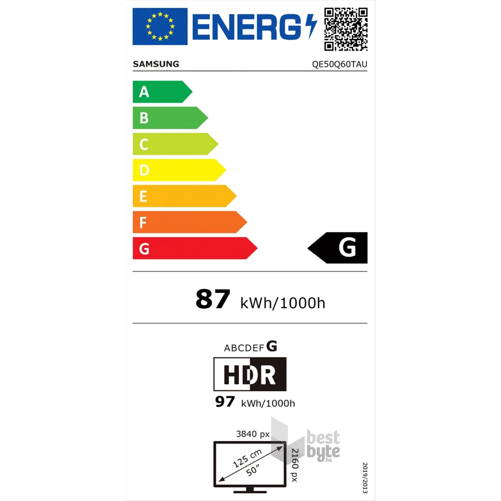 Samsung 50" QE50Q60T 4k UHD Smart QLED TV