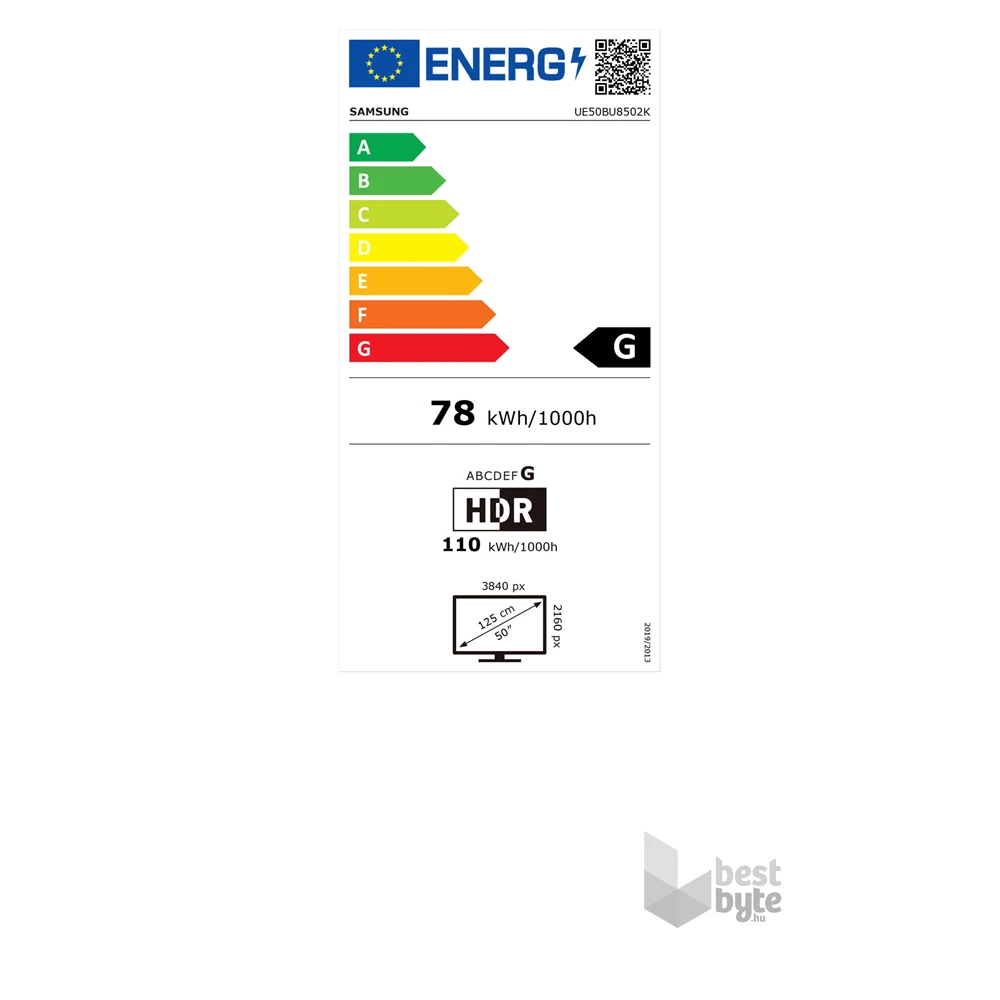 Samsung 50" UE50BU8502KXXH 4K UHD Smart LED TV