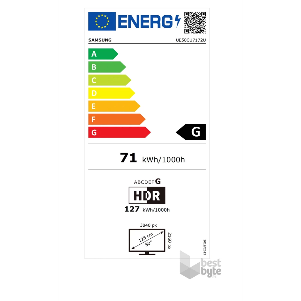 Samsung 50" UE50CU7172UXXH 4K UHD Smart LED TV
