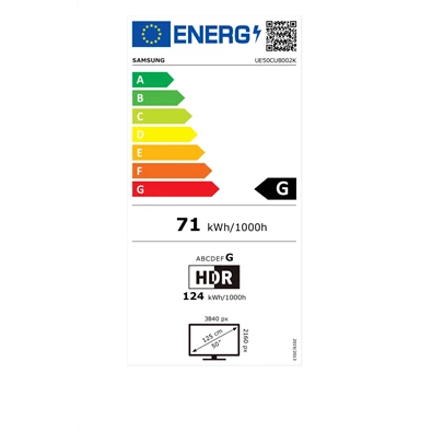 Samsung 50" UE50CU8002KXXH 4K UHD Smart LED TV