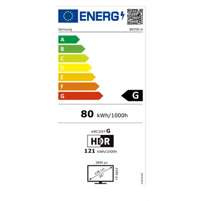 Samsung 55" BED-H Crystal 4K UHD Smart Business TV
