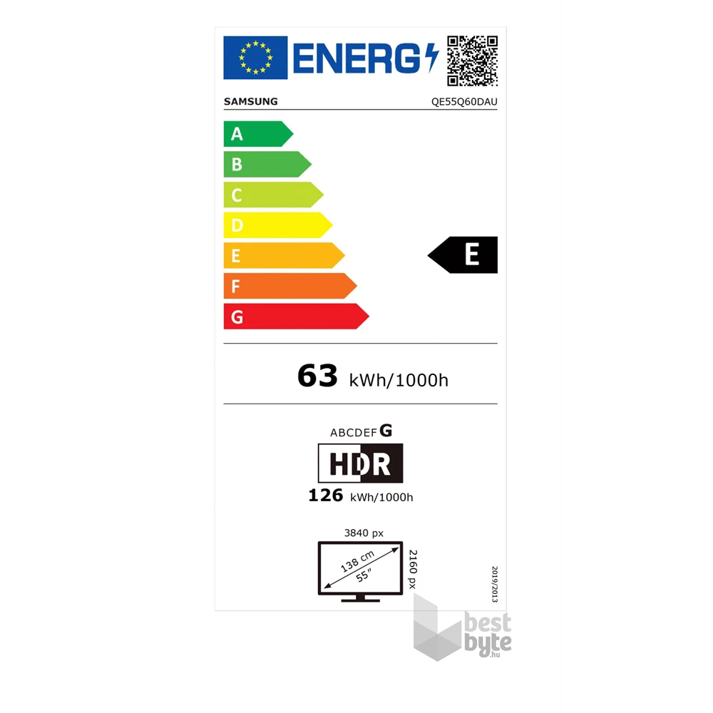 Samsung 55" QE55Q60DAUXXH 4K UHD Smart QLED TV