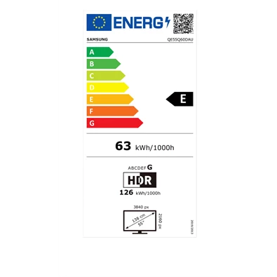 Samsung 55" QE55Q60DAUXXH 4K UHD Smart QLED TV