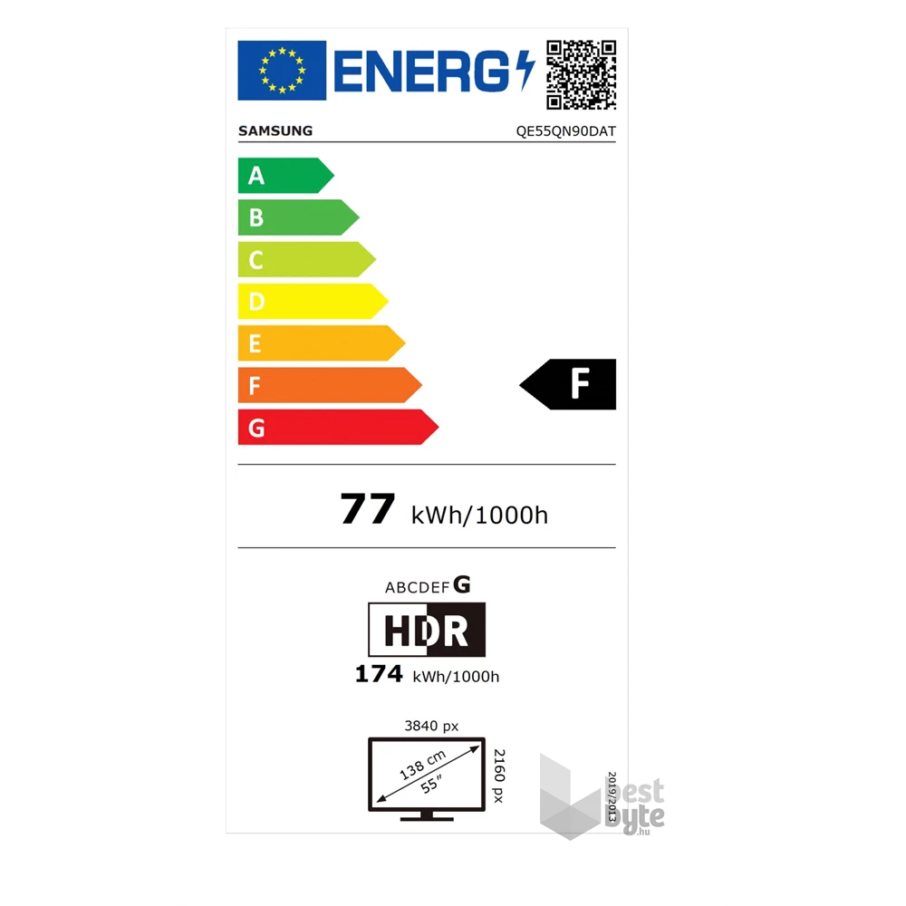 Samsung 55" QE55QN90DATXXH 4K UHD Smart Neo QLED Mini LED TV