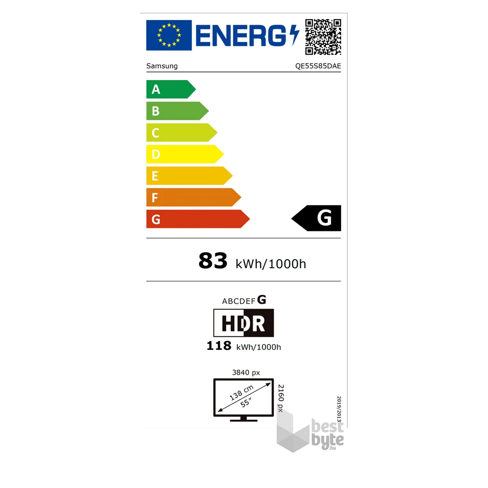 Samsung 55" QE55S85DAEXXH 4K UHD Smart OLED TV
