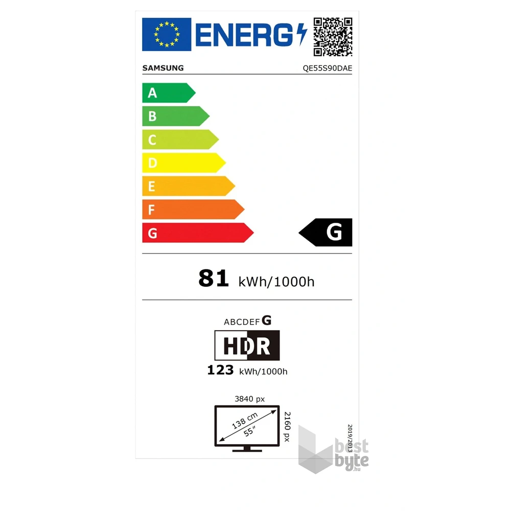 Samsung 55" QE55S90DAEXXH 4K UHD Smart OLED TV (Újracsomagolt)
