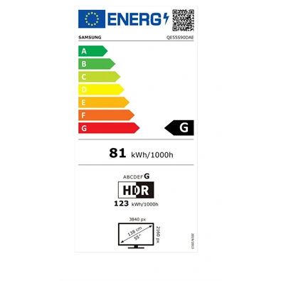 Samsung 55" QE55S90DAEXXH 4K UHD Smart OLED TV (Újracsomagolt)
