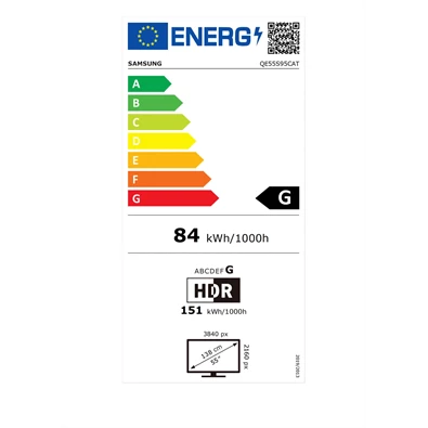 Samsung 55" QE55S95CATXXH 4K UHD Smart OLED TV