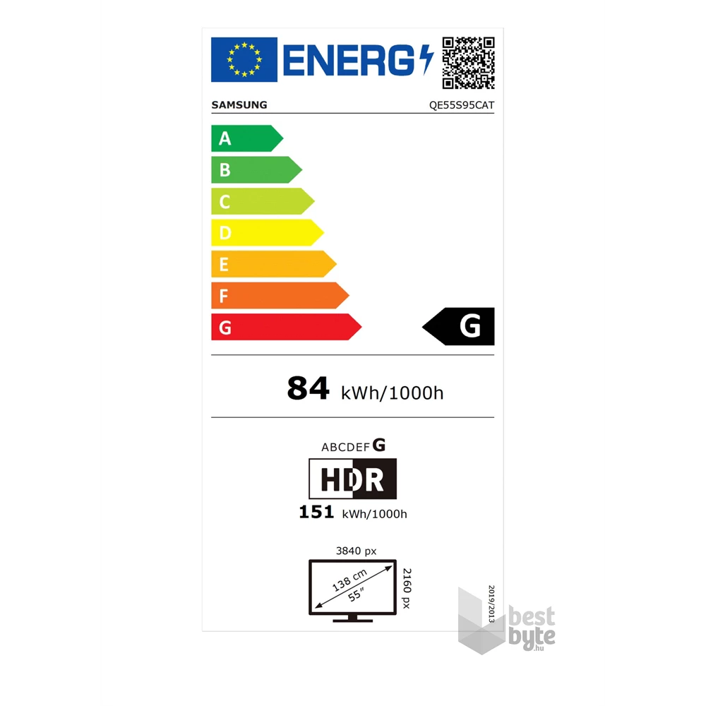Samsung 55" QE55S95CATXXH 4K UHD Smart OLED TV (Újracsomagolt)