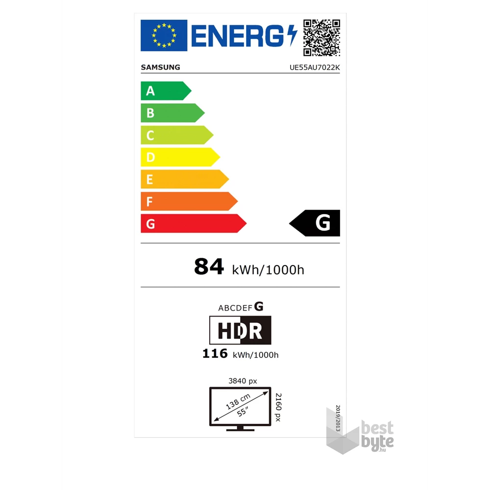 Samsung 55" UE55AU7022KXXH 4K Ultra HD Smart TV