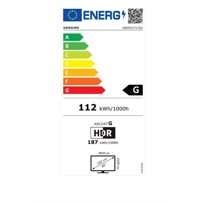 Samsung 65"UE65CU7172UXXH 4K UHD Smart LED TV