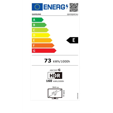 Samsung 65" QE65Q60CAUXXH 4K UHD Smart QLED TV