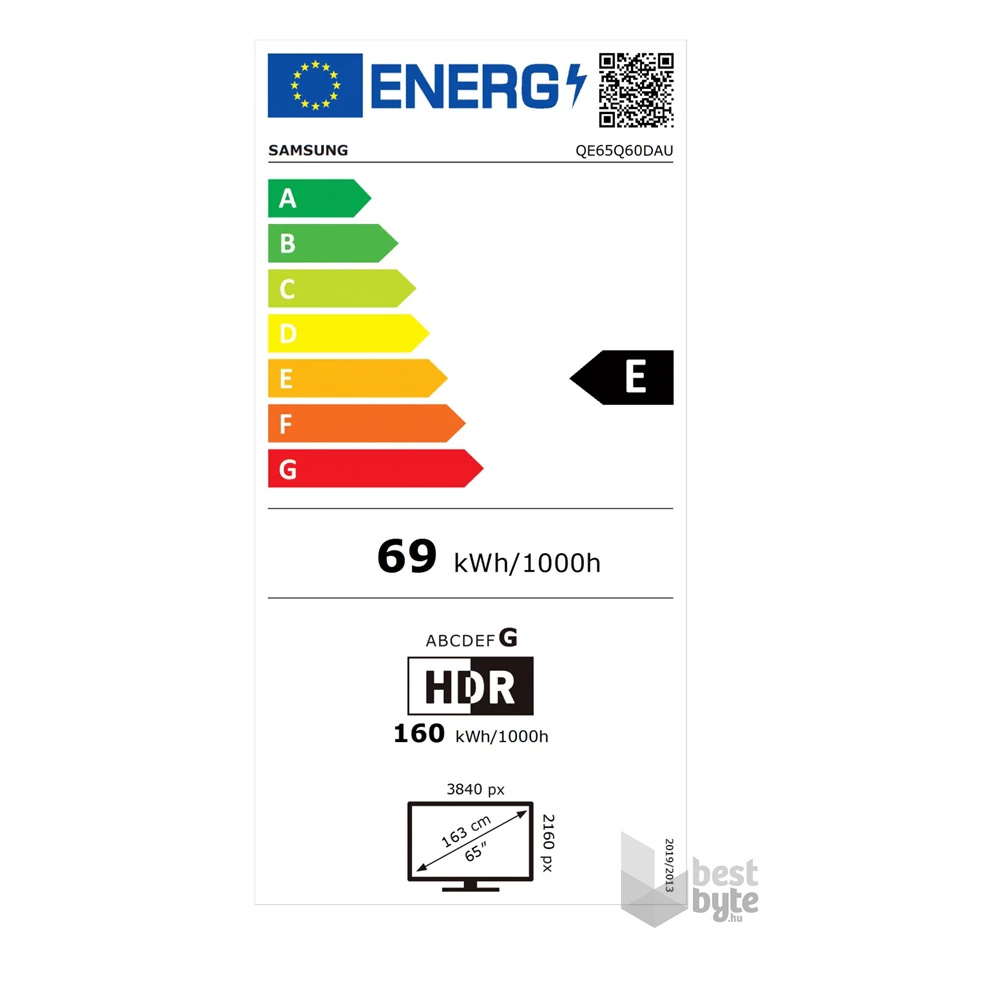 Samsung 65" QE65Q60DAUXXH 4K UHD Smart QLED TV (Újracsomagolt)