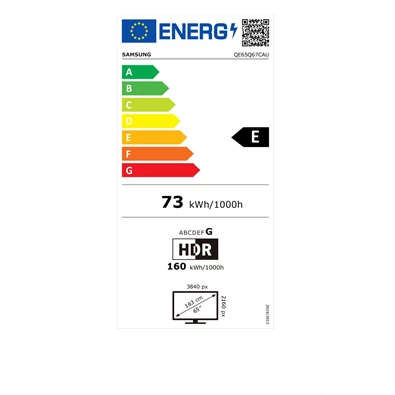 Samsung 65" QE65Q67CAUXXH 4K UHD Smart QLED TV