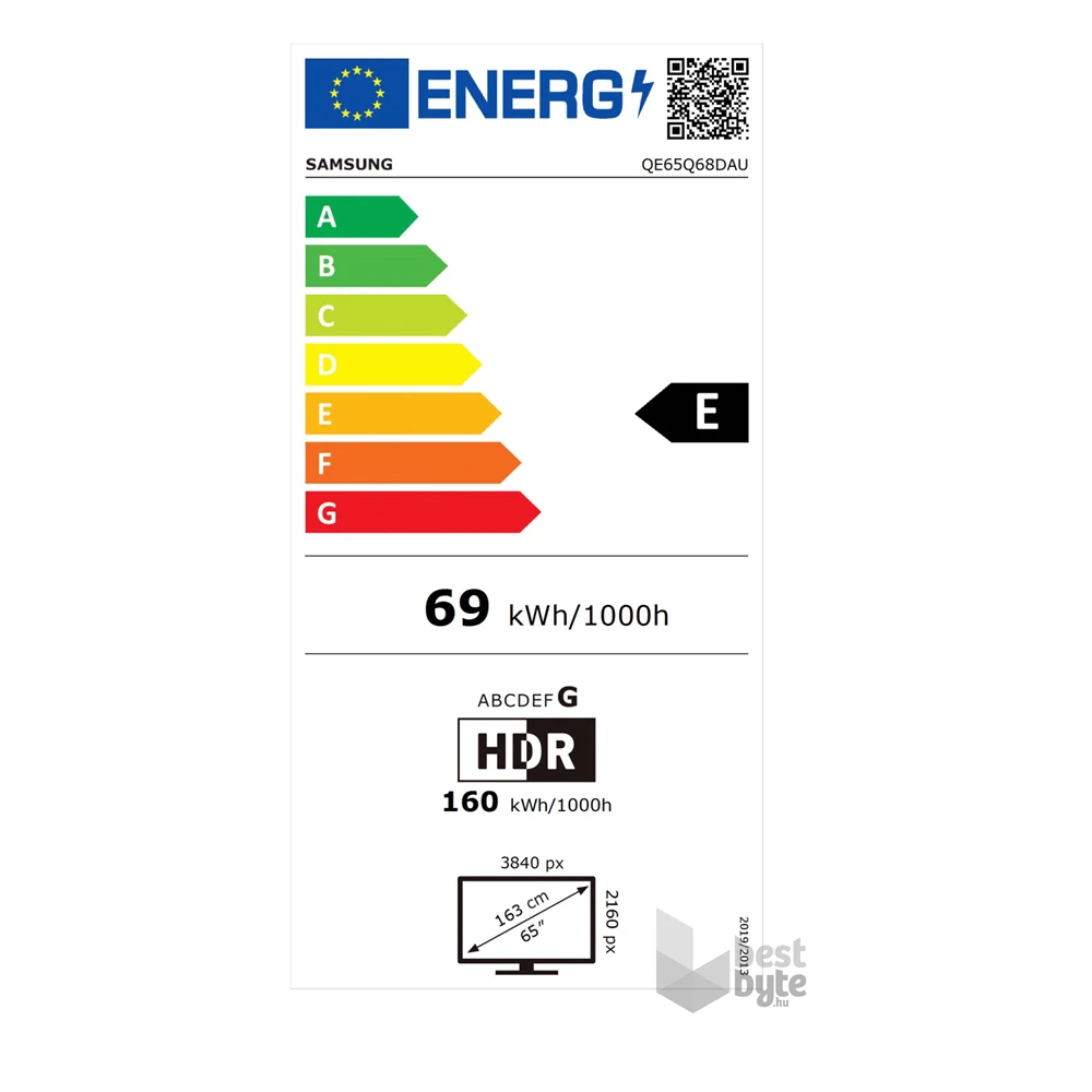 Samsung 65" QE65Q68DAUXXH 4K UHD Smart QLED TV